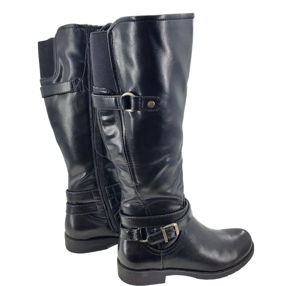 Baretraps 6.5 Boots Tall Woman Carmella Horse Riding Knee-High Shoes Equestrian